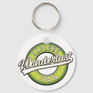 Verken Spanje Wonderlust Sleutelhanger