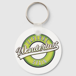 Verken Spanje Wonderlust Sleutelhanger