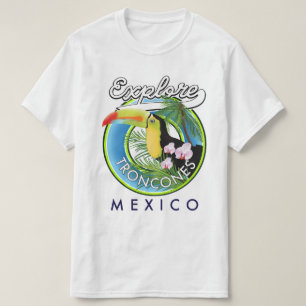 Verken Troncones Mexico retro logo T-shirt