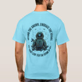 VerkenDeOnbekende Voorbij Het Bekende Astronaut Ru T-shirt (Achterkant)