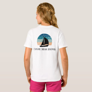 Verkennen. Droom. Ontdekken. Reis T-shirt