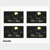 verkennen van externe heek rechthoekige sticker (Vel)