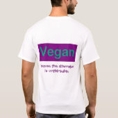 Verkennend shirt met twee kanten.  (Achterkant)