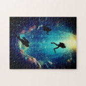 Verkenning onder het zee legpuzzel (Horizontaal)
