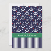 Verkenningen van het groene en marineslag Anchor N Kaart (Achterkant)