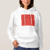 Verketting Flowers Hoodie (Voorkant)