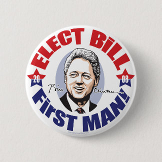 Verkies Bill First Man!  Knoop  Ronde Button 5,7 Cm