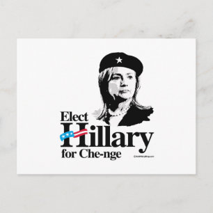 Verkies Hillary voor Chenge Briefkaart