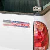 Verkies niemand ~ stem voor iemand anders! bumpersticker (Op Truck)