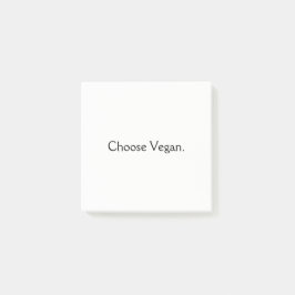 Verkies Vegan: Minimale stijl Post-it® Notes
