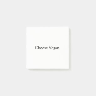 Verkies Vegan: Minimale stijl Post-it® Notes
