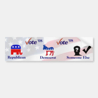 Verkiezing 2008 bumpersticker