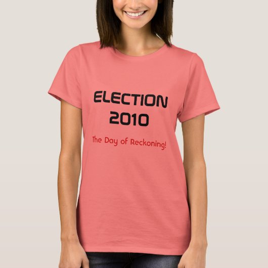 VERKIEZING 2010 T-SHIRT (Voorkant)