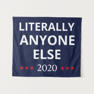 Verkiezing 2020, anti-trump - iedereen Else II Wandkleed
