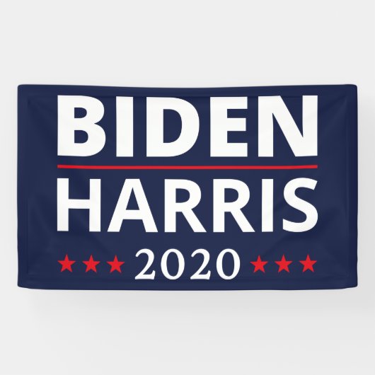 Verkiezing 2020 - Biden Harris II Spandoek (Horizontaal)