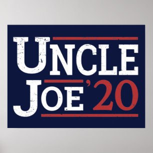 Verkiezing 2020 - Oom Joe Poster