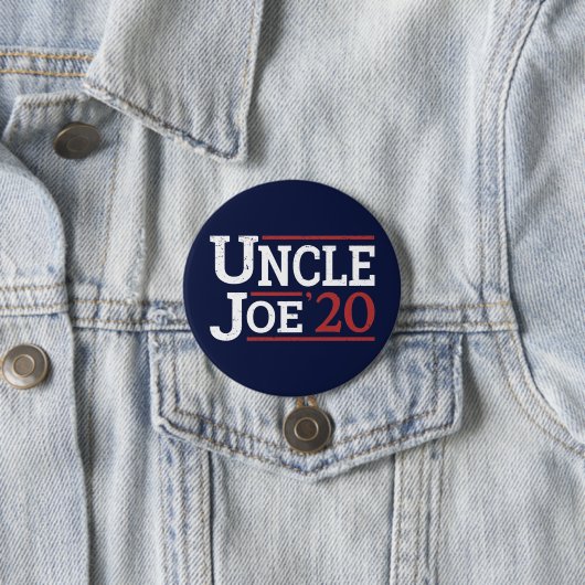 Verkiezing 2020 - Oom Joe Ronde Button 7,6 Cm (In situ)