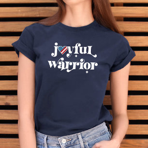 Verkiezing 2024 Kamala Joyful Warrior USA Heart Fl Tri-Blend Shirt