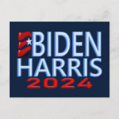 Verkiezing Biden Harris 2024 Briefkaart (Voorkant)