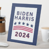 Verkiezing Biden Harris 2024 Reclamebord Met Voetstuk (Insitu)