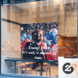 Verkiezing Donald Trump 2024 Raamsticker