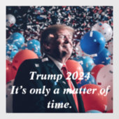 Verkiezing Donald Trump 2024 Raamsticker (Vel)