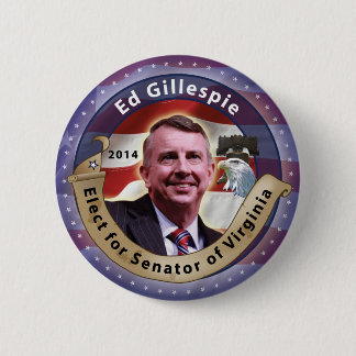 Verkiezing Ed Gillespie voor senator van Virginia Ronde Button 5,7 Cm