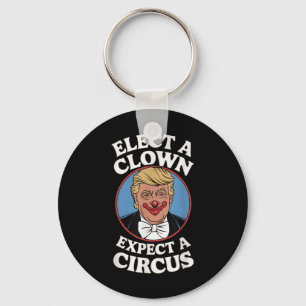 Verkiezing een clown Verwacht een circus impeach T Sleutelhanger