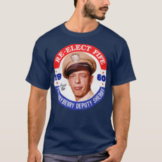 Verkiezing van Fife Mayberry tot plaatsvervangend T-shirt