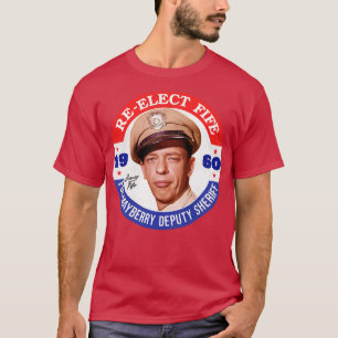 Verkiezing van Fife Mayberry tot plaatsvervangend T-shirt