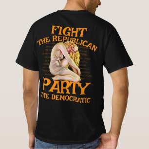 VERKIEZING ZL X1 KP STEM DEMOCRATISCHE PARTIJ KOST T-SHIRT