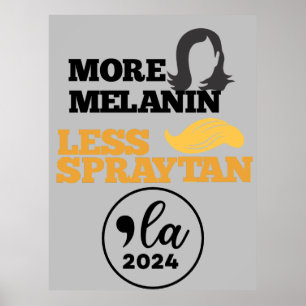 Verkiezingen 2024 Kamala Harris Grappig Anti Trump Poster