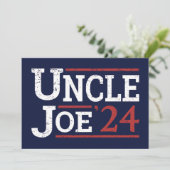 Verkiezingen 2024 - Oom Joe I Kaart (Staand voorkant)