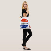 Verkiezingen Custom Candidate Campaign 2026 Tote Bag (Op model)