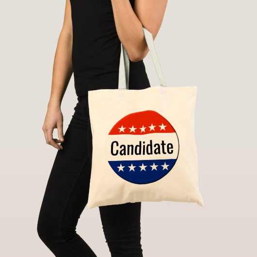Verkiezingen Custom Candidate Campaign 2026 Tote Bag (Voorkant (product))