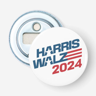 Verkiezingen Harris Walz 2024 Button Flesopener