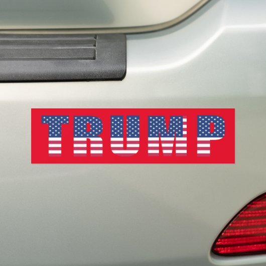 Verkiezingen Trump 2024 Bumpersticker (Op auto)