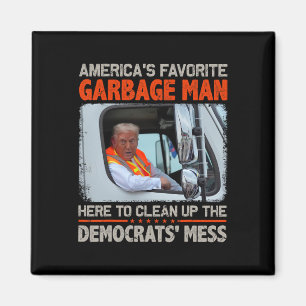 Verkiezingen Trump 2024 Trots op vuilnisstem Trump Magneet