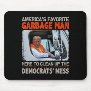Verkiezingen Trump 2024 Trots op vuilnisstem Trump Muismat