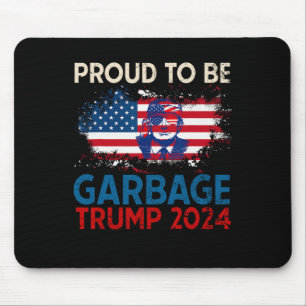 Verkiezingen Trump 2024 Trots op vuilnisstem Trump Muismat