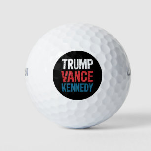 Verkiezingen Trump Vance Kennedy 2024 Golfballen