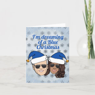 Verkiezingen van Biden Harris Dreaming van een bla Feestdagen Kaart