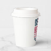  verkiezingen verbieden Amerikaanse vlag Hillbilly Papieren Bekers (Rechts)