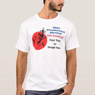 Verkiezingen voor het presidentschap 2024, Running T-shirt