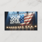 Verkiezingsbillboard Visitekaartje (Voorkant)