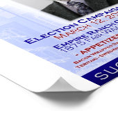 Verkiezingscampagne Kickoff Poster (Hoek)