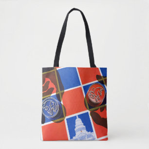 Verkiezingscheckbord Tote Bag
