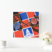 Verkiezingscheckbord Vierkante Klok (Huis)