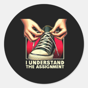 Verkiezingsdag 2024 Ik begrijp de Ignment Kamala Ronde Sticker