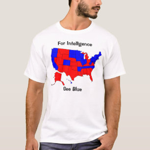Verkiezingskaart van de VS T-shirt
